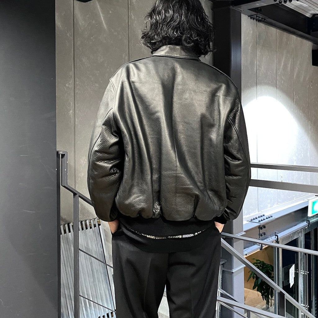 A-2 FLIGHT JACKET #BLACK [24FW-WMO-BL07]