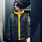 STRAIGHT UP HOODIE #MUSTARD [FW23-SW03]