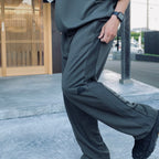 PE JERSEY JOG PANTS #CHARCOAL [CES29PT17]