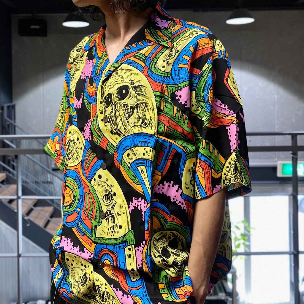 HAWAIIAN SHIRT S/S -TYPE 5- #BLACK [24SS-WMS-HI05]