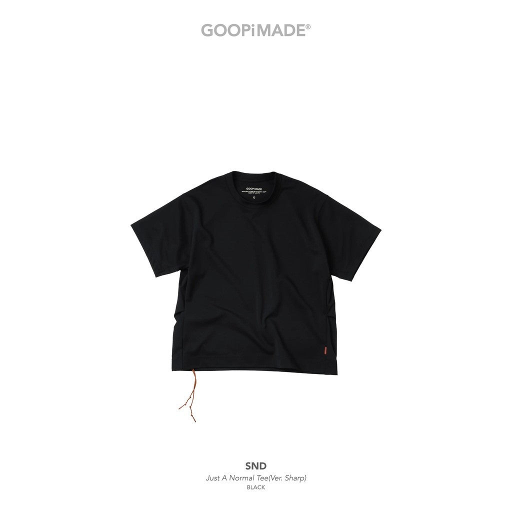 SND - Just A Normal Tee（Ver. Sharp） #Black [GOOPI-26SS-MAY-04]