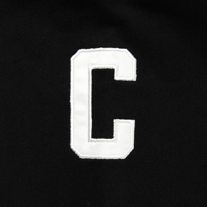 APPLIQUE LOGO COTTON SWEATSHIRT_CCC #BLACK [CCC-243C001]