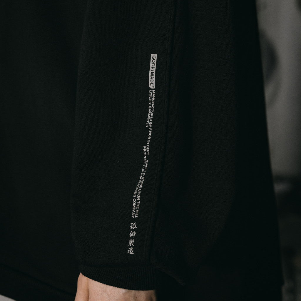 "7-C1" G-System 連帽外套 #BLACK [GOOPI-23AW-OCT-02]