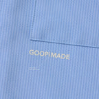 「GNV-Z」 SOFTBOX Zip-Split Wide Shirt #BLUE [GOOPI-25SS-JUN-02]