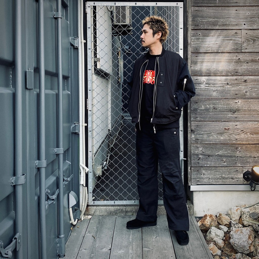 BARBARIAN FLIGHT JACKET #BLACK [RJ2501001]