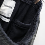 WEATHERED SWEAT PANTS - BLACK #BLACK [BWU-WSPB]