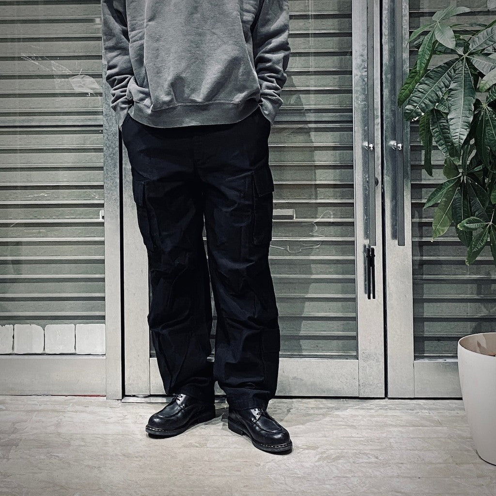 FOUR CARGO POCKET PANTS #BLACK [CES26PT14]