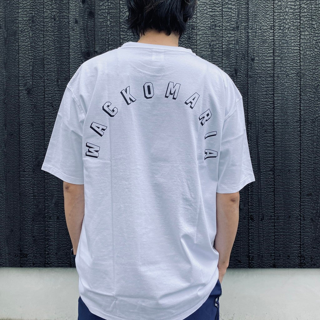 WASHED HEAVY WEIGHT CREW NECK T-SHIRT ( TYPE-8 ) #WHITE [26SS-WMT-WT09]