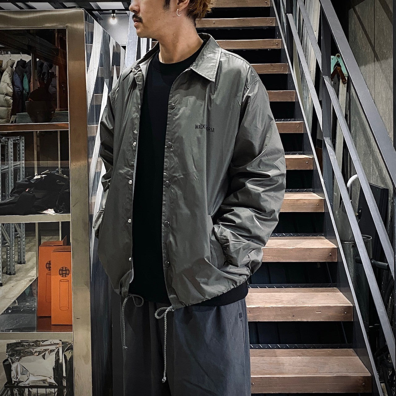 COACH JACKET #GRAY [25SSE-WMO-BL05]