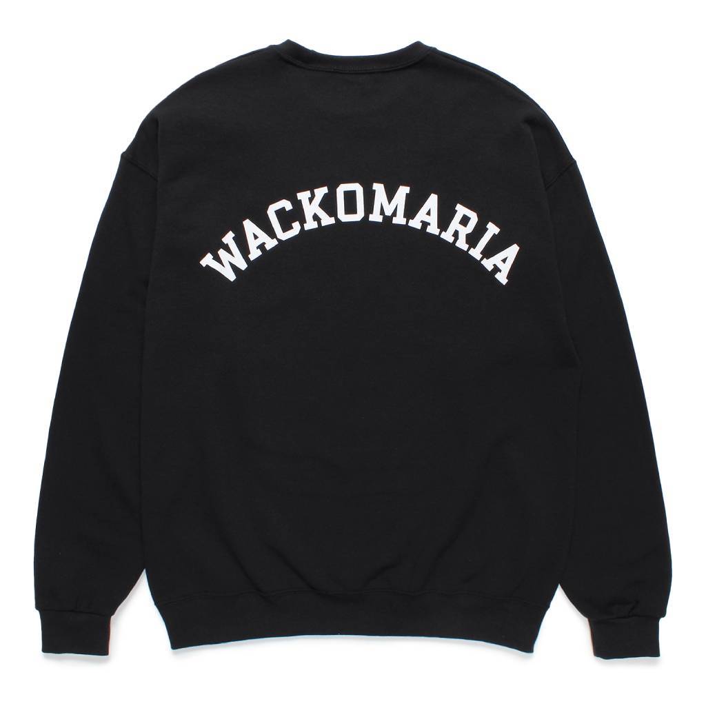 TIM LEHI | CREW NECK SWEAT SHIRT (TYPE-2) #BLACK [24FW-WMC-SS19]