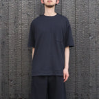 S/S Crepe Weave Tee #K / ブラック [NT32637]