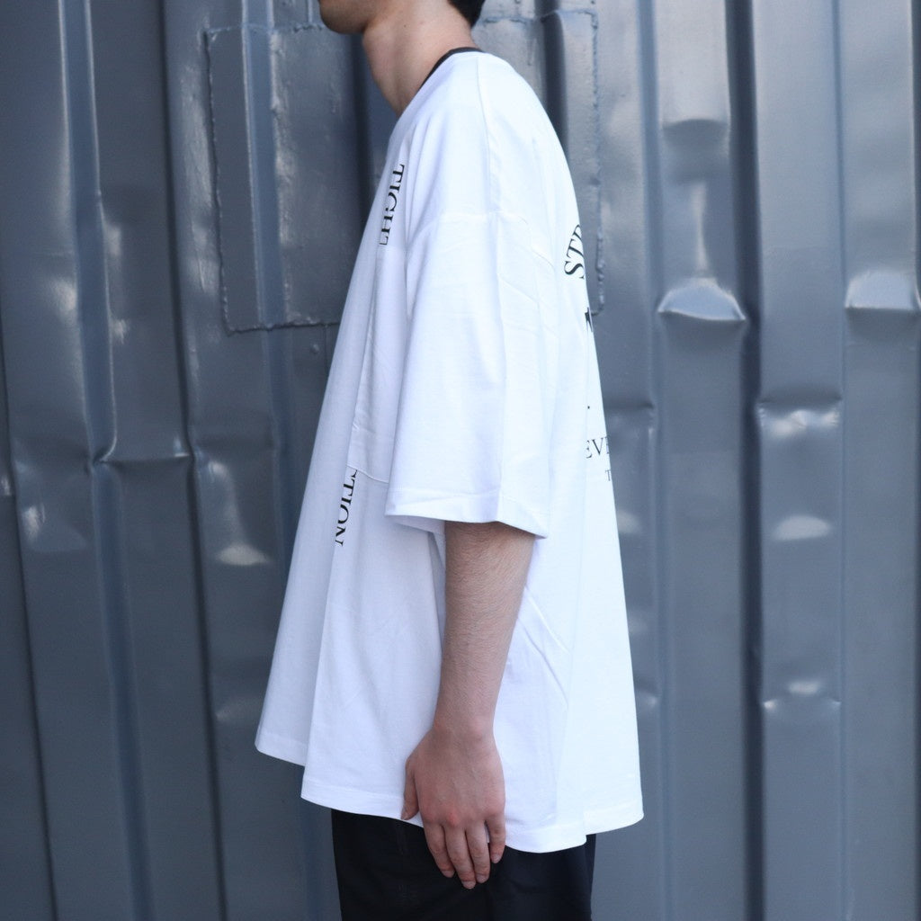 STRAIGHT UP S/S T-SHIRT - Quick Drying - #White [SU25-T05]