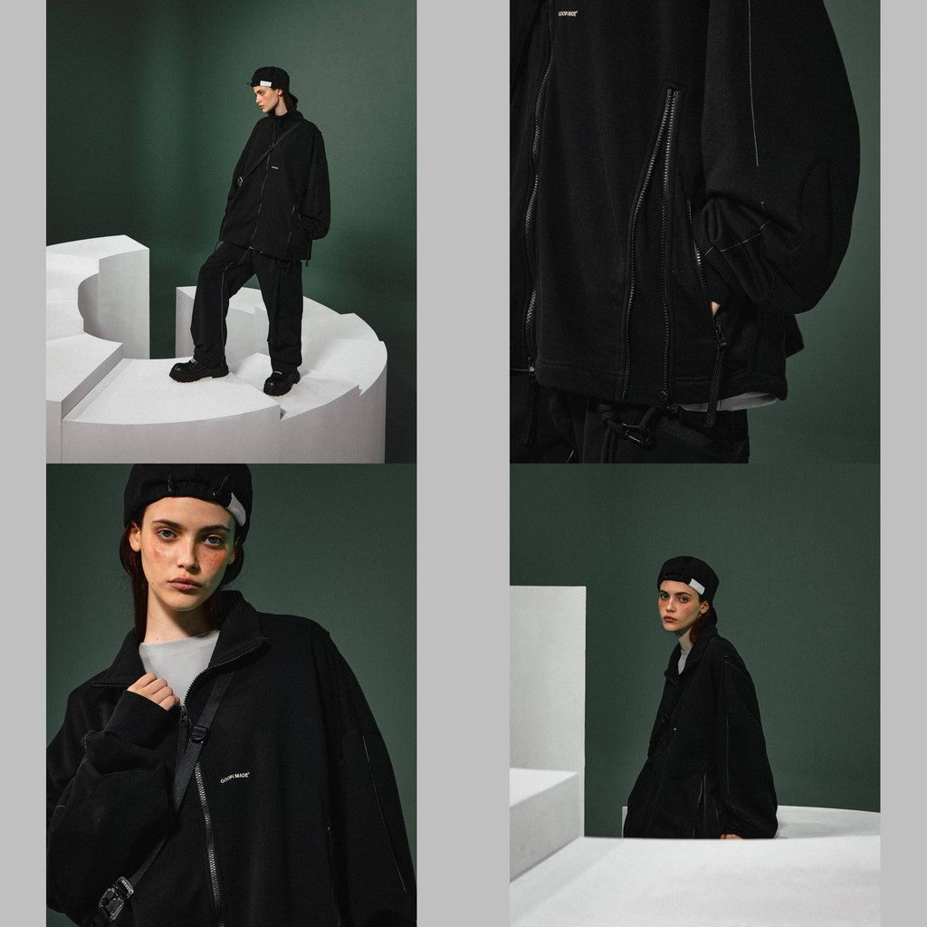 "PTH-01" SOFTBOX 多拉鏈舒適外套 #SHADOW [GOOPI-24AW-NOV-02]