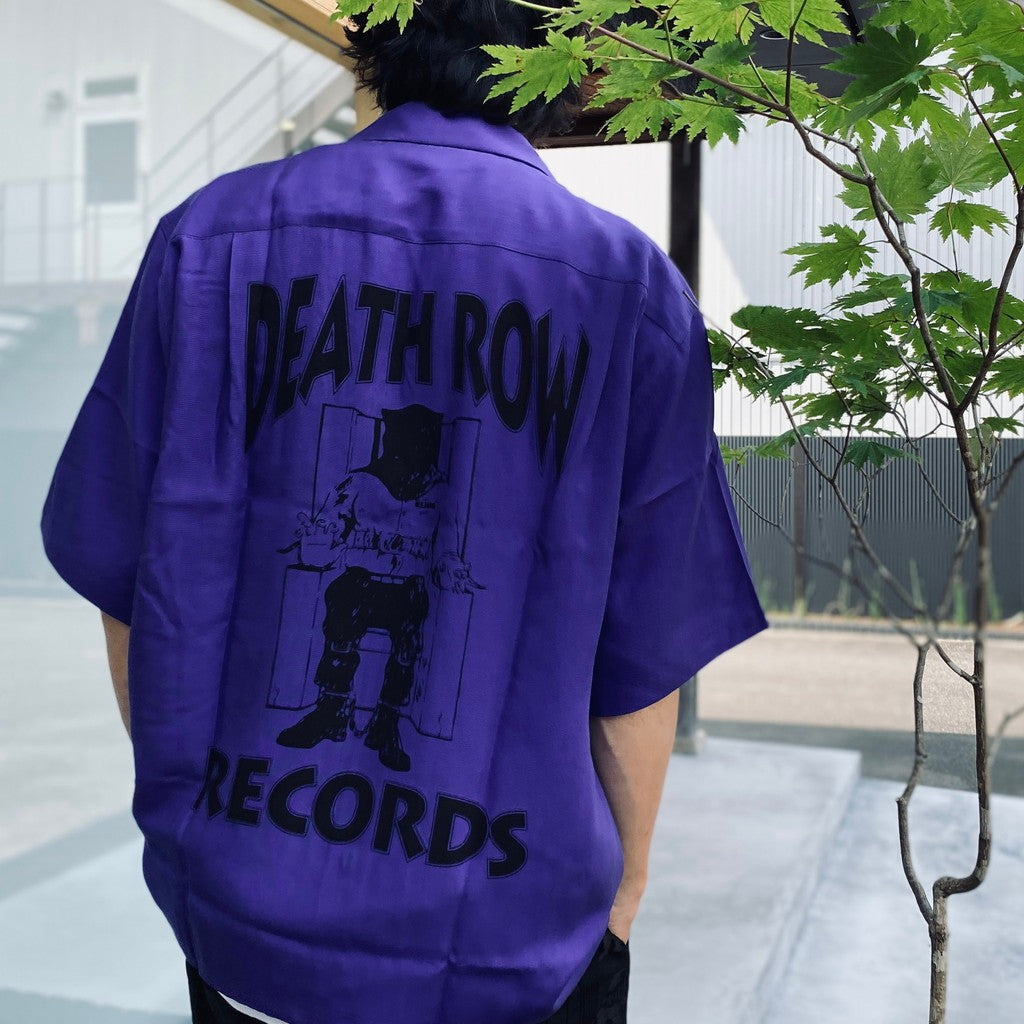 DEATH ROW RECORDS | 50'S SHIRT S/S #PURPLE [DEATHROW-WM-OC01]