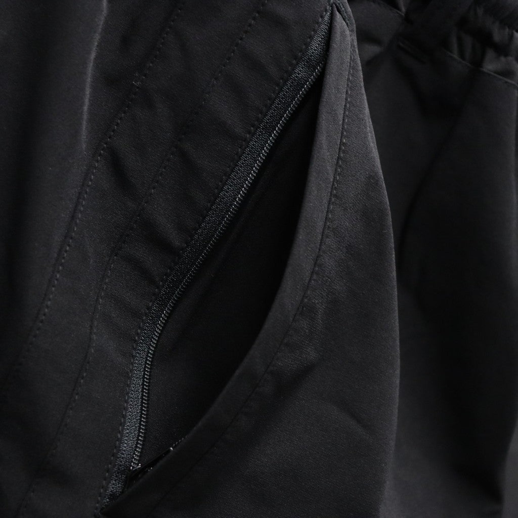 EMBROIDERD LOGO STRECH NYLON EASY SHORTS #BLACK [CCC-261P005]