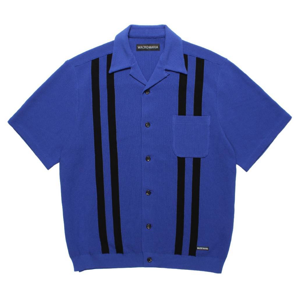 KNIT SHIRT ( TYPE-1 ) #BLUE [26SS-WMK-KN01]