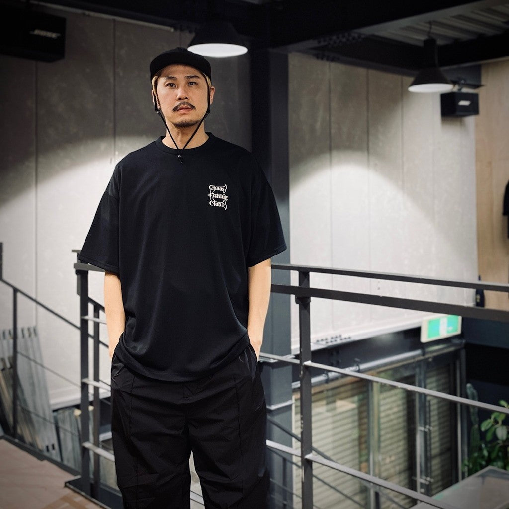 最終値下げChaos Fishing Club evisen tシャツ Chaos Fishing Club | DRY LOGO TEE #Black [25SS-CFC07
