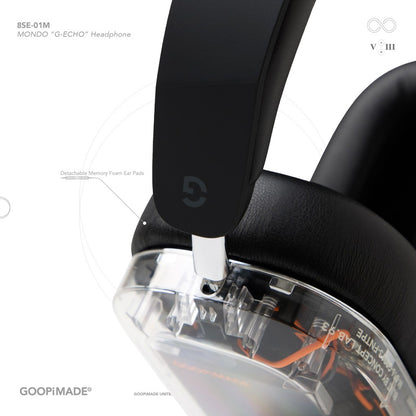 「8SE-01M」 MONDO 「G-ECHO」 Headphone #SHADOW [GOOPI-24AW-DEC-03]