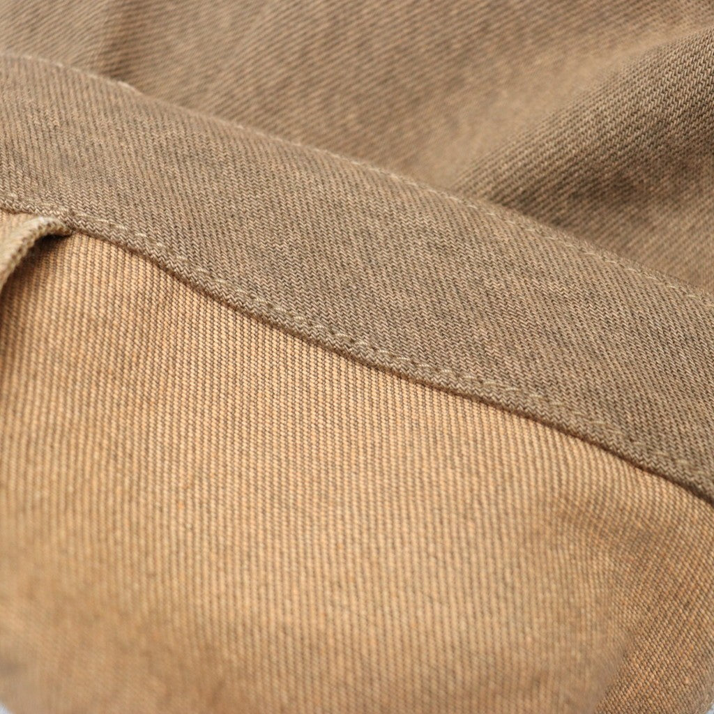 OVERDYE CURVE PANTS #L-BROWN [AY-1019]