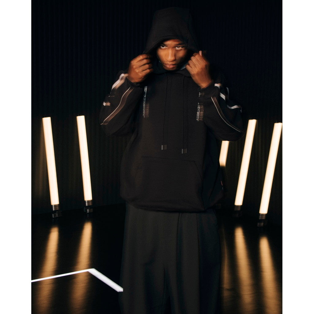 TBPR | “GMT-01H”雙標誌連帽衫 #BLACK [GOOPI-23AW-DEC-TBPR-02]