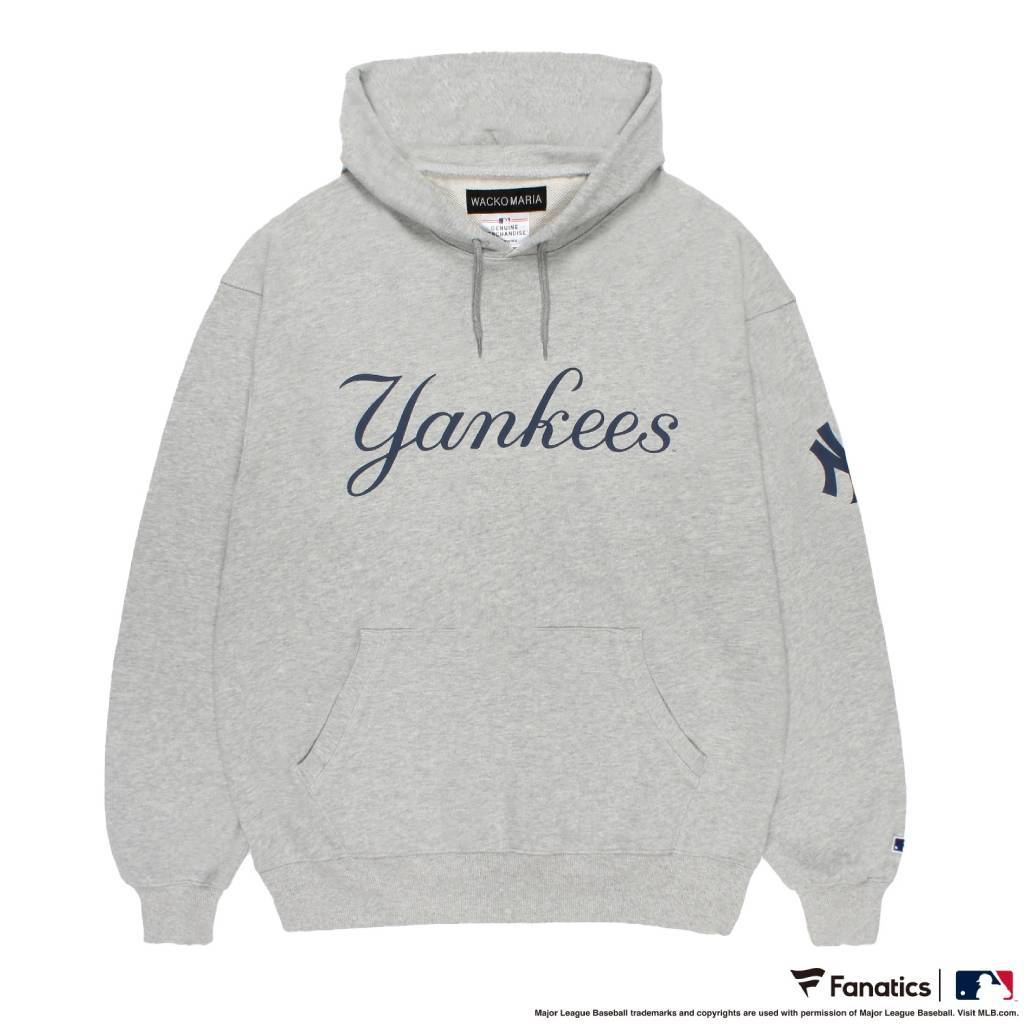 MLB | NY | HEAVY WEIGHT PULLOVER HOODED SWEAT SHIRT ( TYPE-1 ) #GRAY [MLB-WM-SS01]