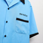 SWITCHING SHIRT S/S ( TYPE-2 ) #BLUE [26SS-WMS-OC08]