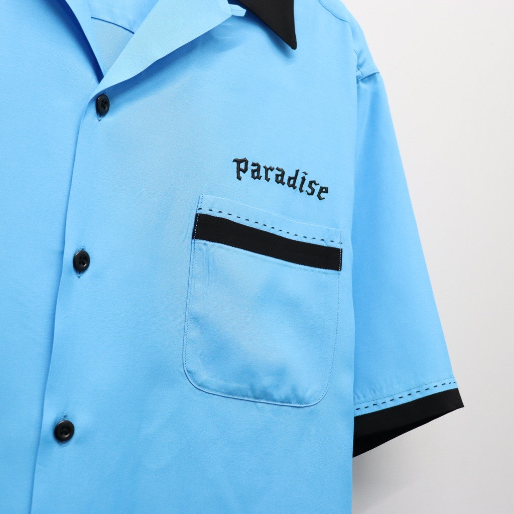 SWITCHING SHIRT S/S ( TYPE-2 ) #BLUE [26SS-WMS-OC08]