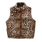 NANGA | LEOPARD FUR DOWN VEST #BEIGE [26FW-WMO-NA06]