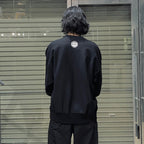 APPLIQUE LOGO COTTON SWEATSHIRT_CCC #BLACK [CCC-243C001]