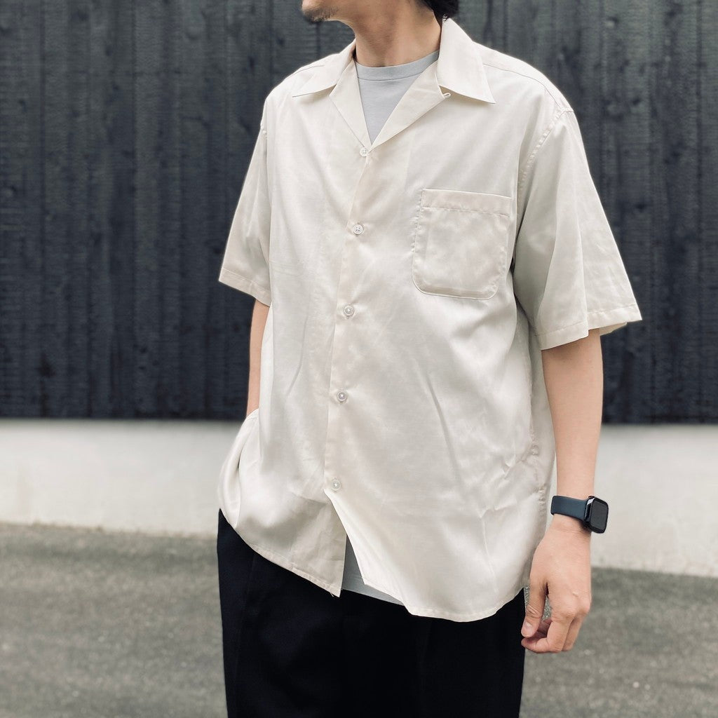 OPEN COLLAR SHIRT S/S ( TYPE-2 ) #IVORY [26SS-WMS-OC19