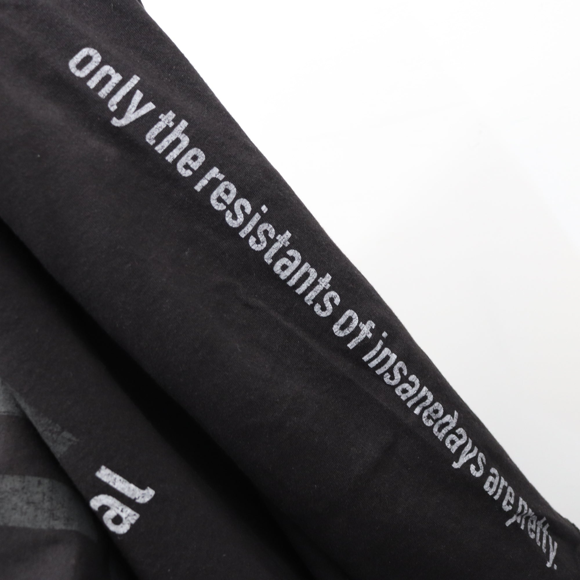 Bootleg Layered Crew Sweat (A MAN'S SHADOW) #AGED BLACK [M-P2-BG3]