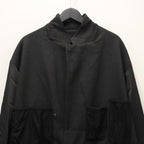 TECH LOOSE 2B JACKET FLANNEL #CHARCOAL [BJ-32026W]