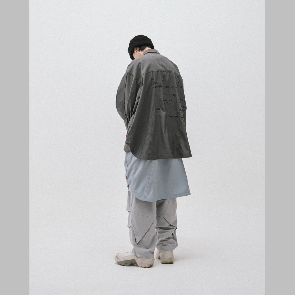 “MA-Z3” Mode Architekt 刺繡襯衫 #IRON [GOOPI-24AW-OCT-01]