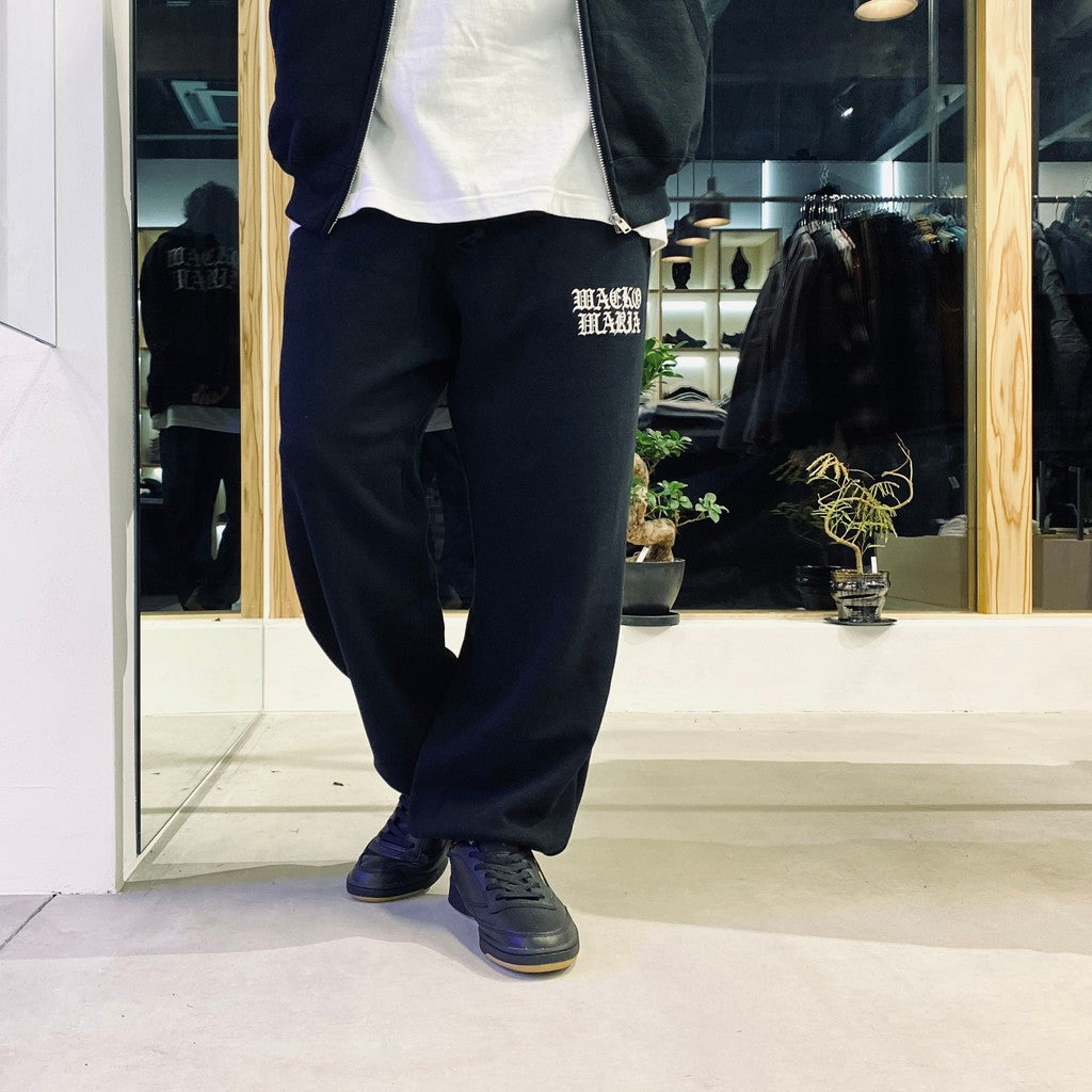 HEAVY WEIGHT SWEAT PANTS #BLACK [25FW-WMC-SP01]