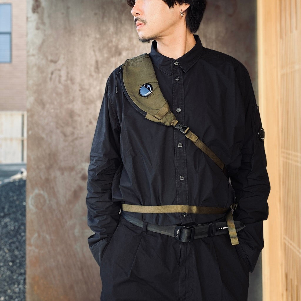 NYLON B CROSSBODY BACKPACK #IVY GREEN 683 [RCCMAC735A]