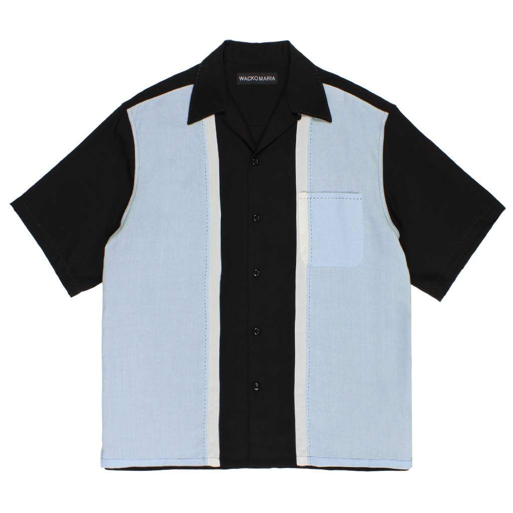 SWITCHING SHIRT S/S ( TYPE-1 ) #L-BLUE [26SS-WMS-OC02]