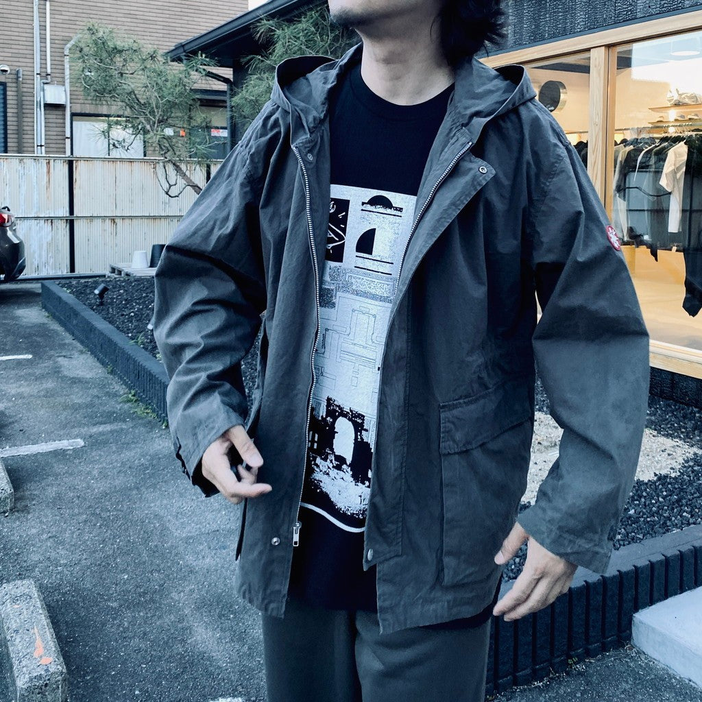 COTTON HOOD JACKET #CHARCOAL [CES29JK08]