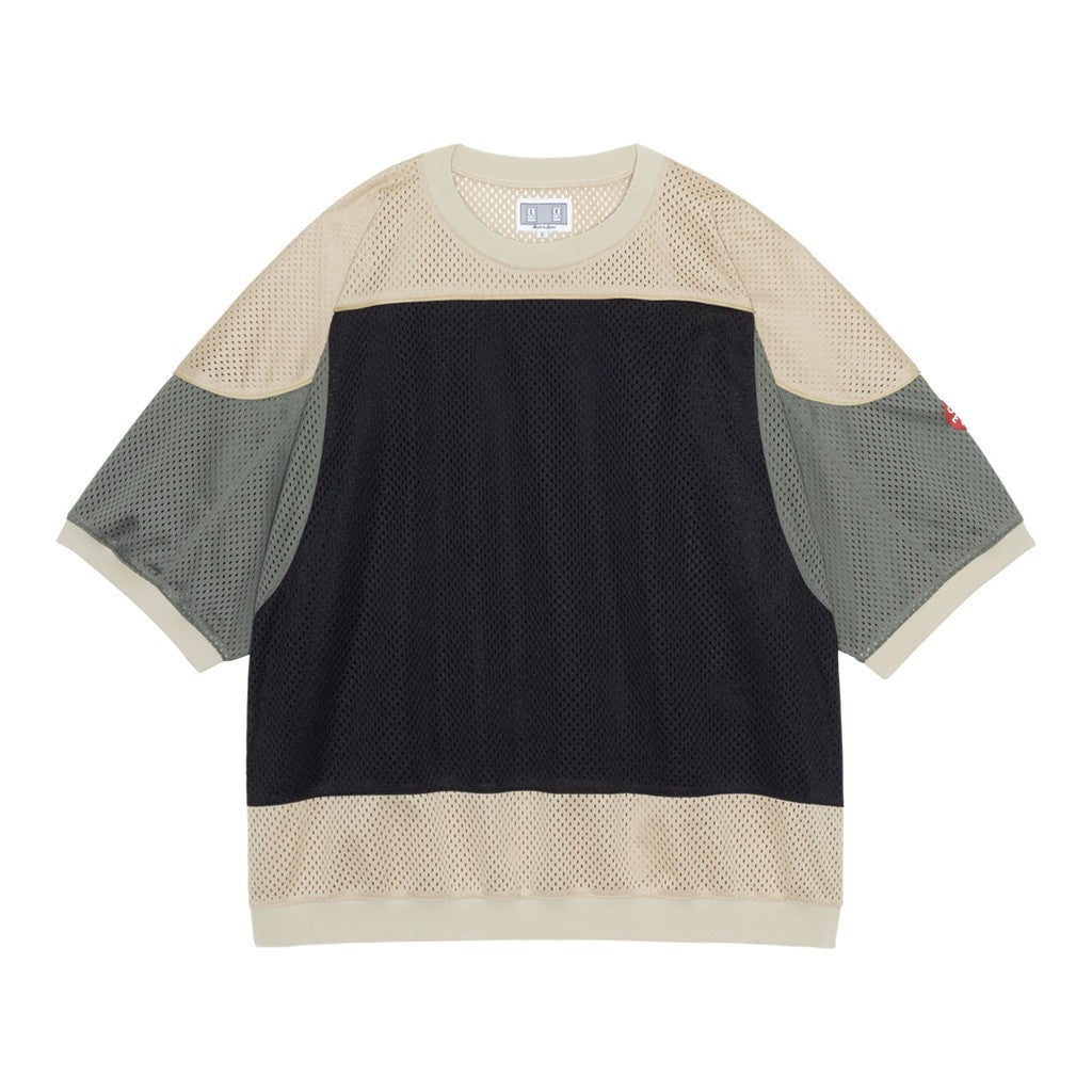 MD Temporal Distortion MESH SS TOP #BEIGE [CES30CS23]