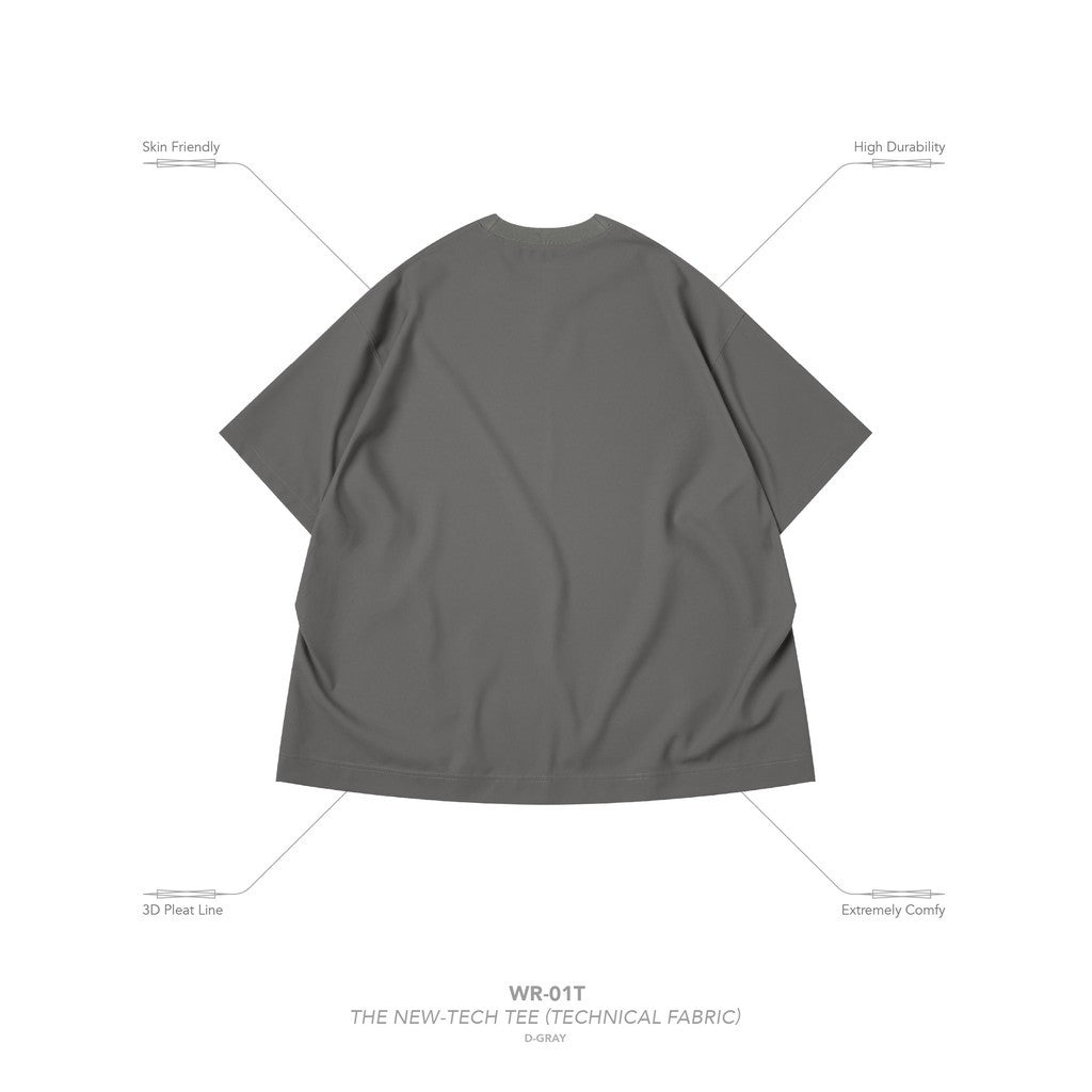 "WR-01T" 新款科技T卹（科技布料）#D-GRAY [GOOPI-25SS-JUN-01]