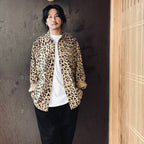 LEOPARD FATIGUE JACKET #BEIGE [26FWE-WMO-ML02]