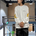 TIM LEHI | CREW NECK LONG SLEEVE T-SHIRT ( TYPE-3 ) #WHITE [24FW-WMT-LT03]