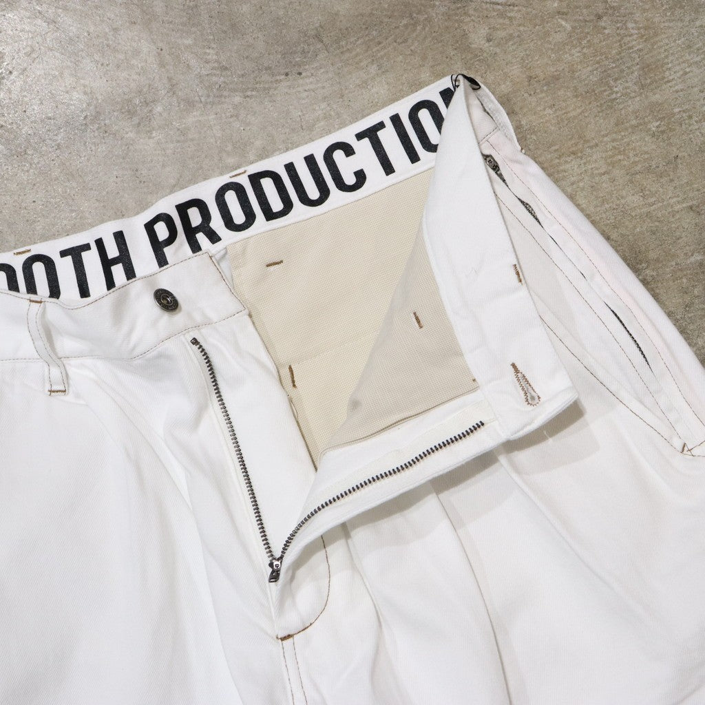 DENIM BALLOON PANTS #WHITE [FW24-B03]