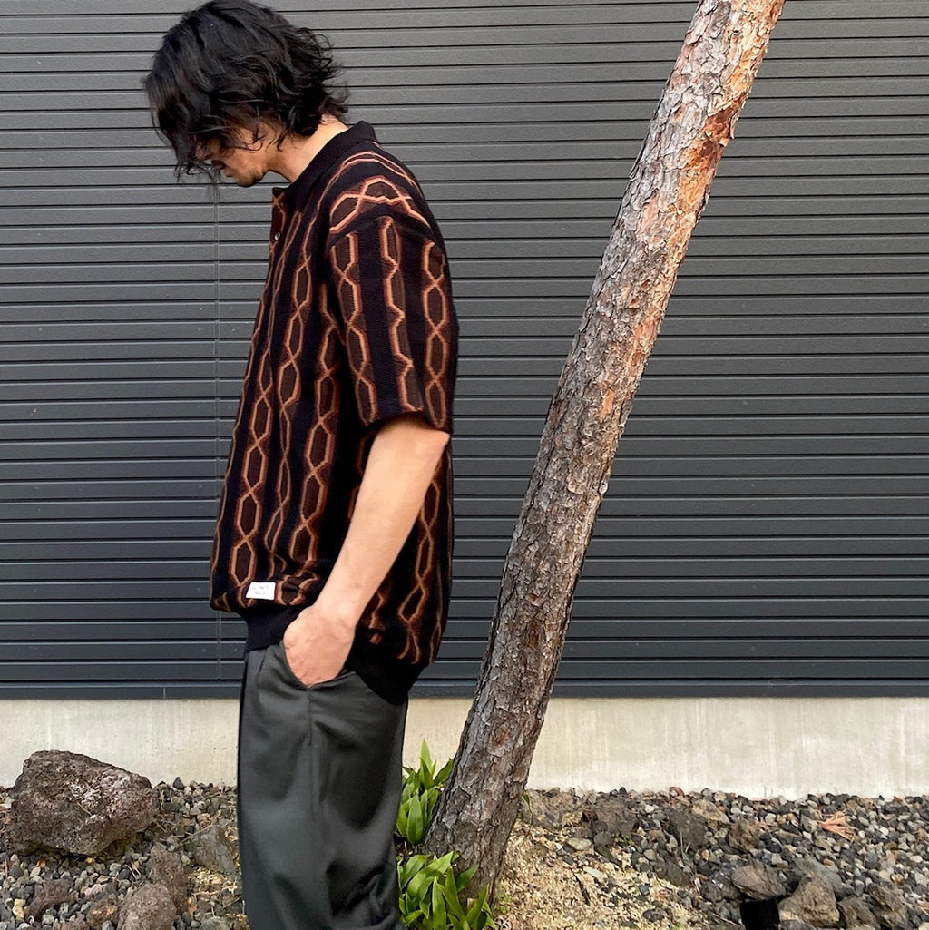 針織 POLO 衫 - 型號 3- #黑色 [24SS-WMK-KN21]