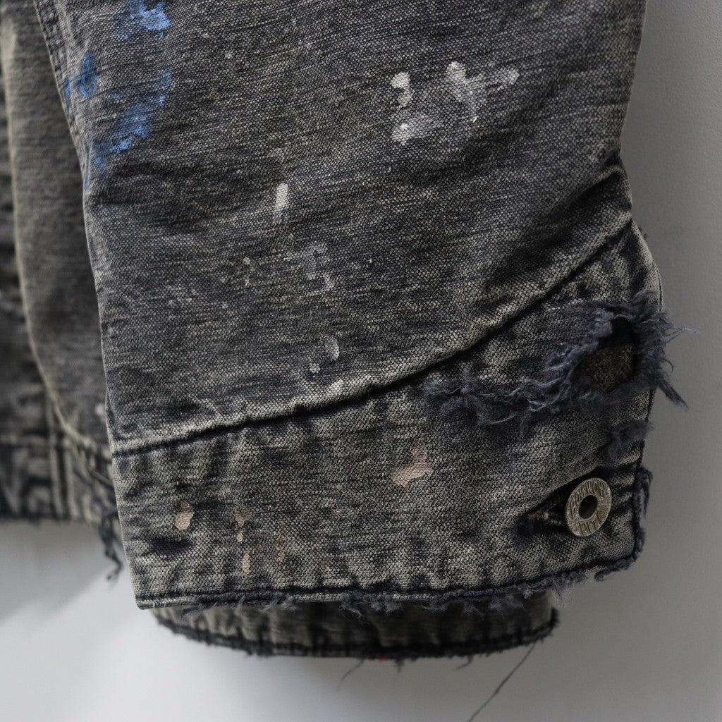 DUCK COVERALL BLANKET LINER AGED #AGED BLACK [BW252-DCBL]