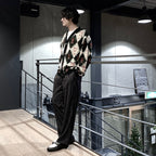 YEAH UM NO 針織開襟衫#黑色 [SC2320-KN07]