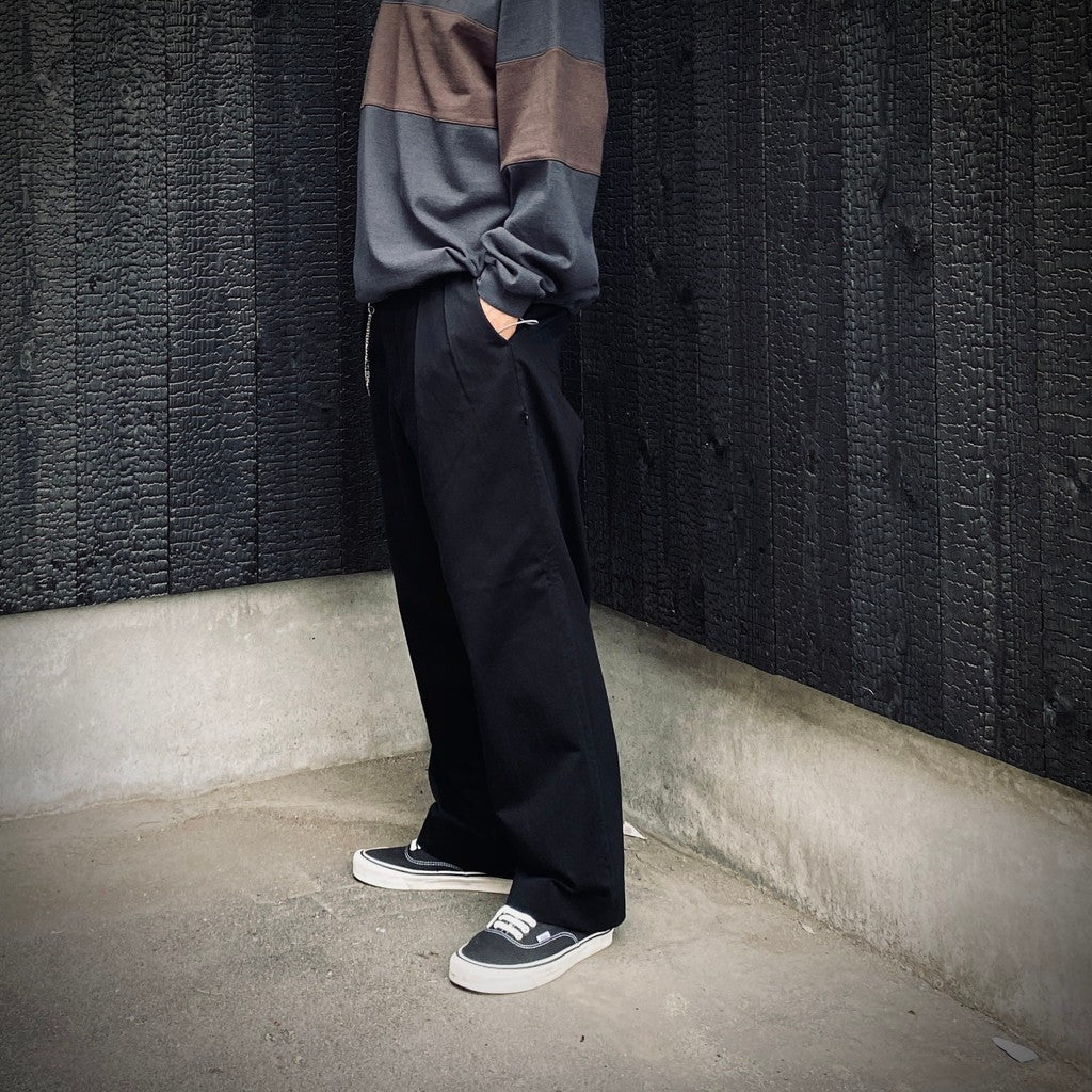 CANTON 80s〜90s W33 old コットンツイル フレアパンツ 黒 182333875.jpg?cmsp_timestamp=