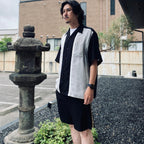 SWITCHING SHIRT S/S ( TYPE-1 ) #L-GRAY [26SS-WMS-OC02]