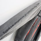 Bootleg Zip Up Hoodie With Damaged (ERROR S) #AGEDBLACK [M-P4-BG8]