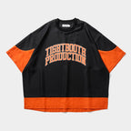 COLLEGE DOBBY S/S T-SHIRT #Black [SU25-T01]