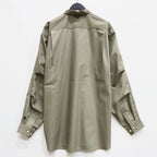 TECH REGULAR STRIPE SHIRT L/S #WOLF GRAY [BE-81025]